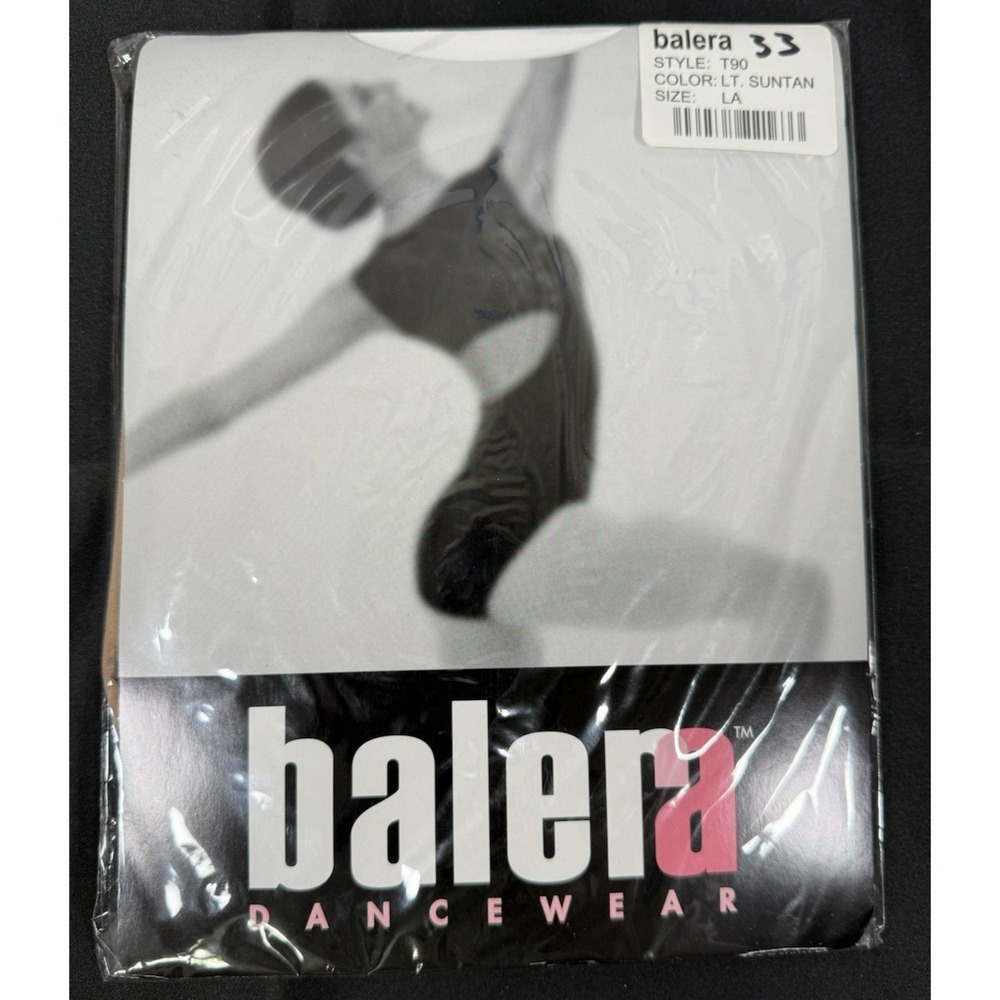 Balera T90 Convertible Tights Women Large LA Lt. Suntan Dancewear NIP